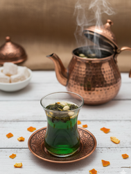 The Ottoman Bazaar - Eucalyptus Lemon Mint Tea Powder – Refreshing Herbal Turkish Fruit Tea Blend
