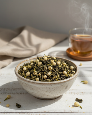  - Green Tea, White Tea and White Jasmine Buds