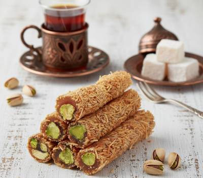 The Ottoman Bazaar - Kunefe and Pistachio