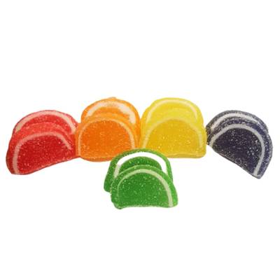 Lemon Slices of Jelly Bean Mix of Fruits