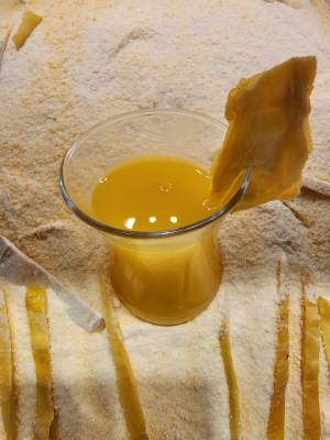 Instant Mango Fruit Tea Powder with Real Dried Mango Pieces – Refreshing Tropical Flavor – Turkish Made