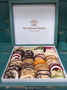 The Ottoman Bazaar - Mix Box of Sliced Turkish Delight 1000 g