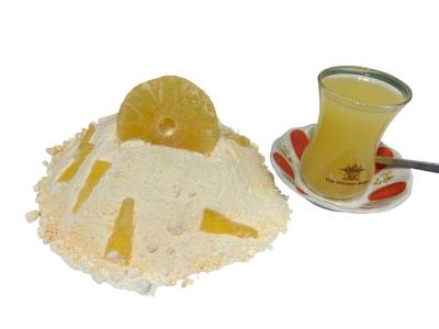 nstant Pineapple Fruit Tea Powder – Tropical Flavor with Real Pineapple Bites | Hot & Iced Drink