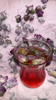 Instant Rose Fruit Tea Powder with Real Dried Rose Petals – Aromatic & Refreshing – Turkish Made