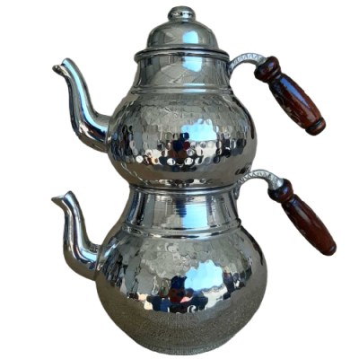 TeaPot Copper Silver Color